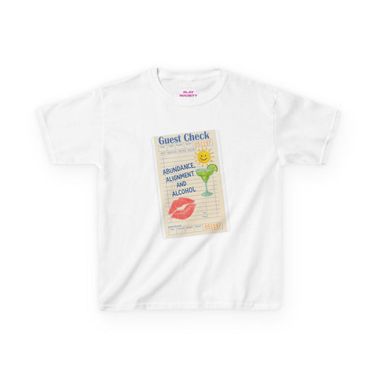 ABUNDANCE, ALIGNMENT & ALCOHOL Baby Tee