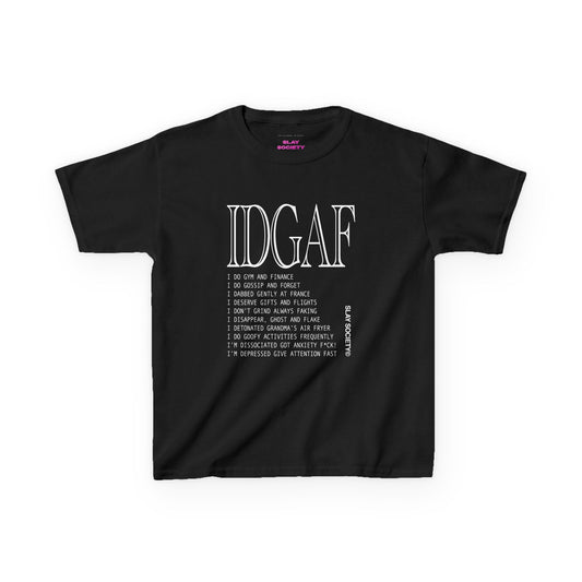 The 'IDGAF' Baby Tee