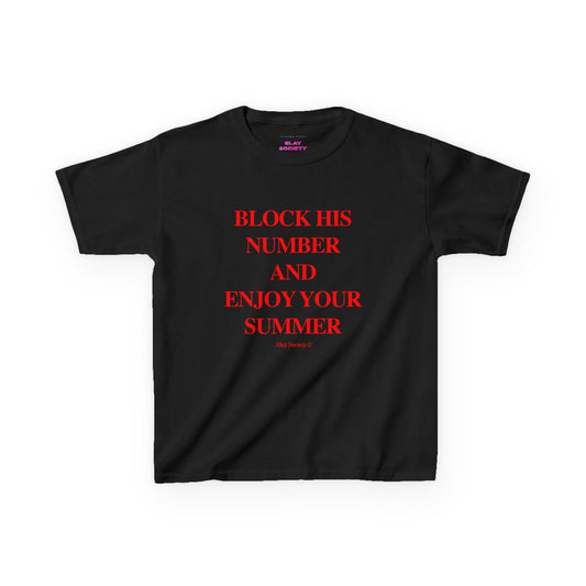 'BLOCK HIS NUMBER' Baby Tee