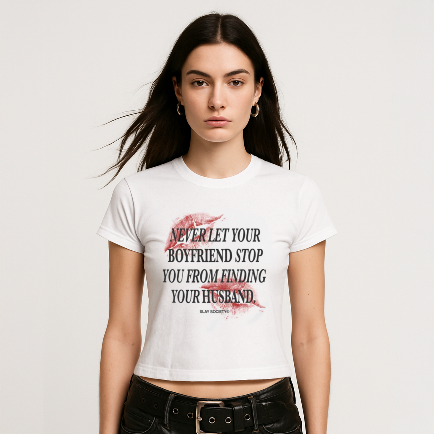 The 'Never Let Your BF Stop You From Finding Your Husband' Baby Tee