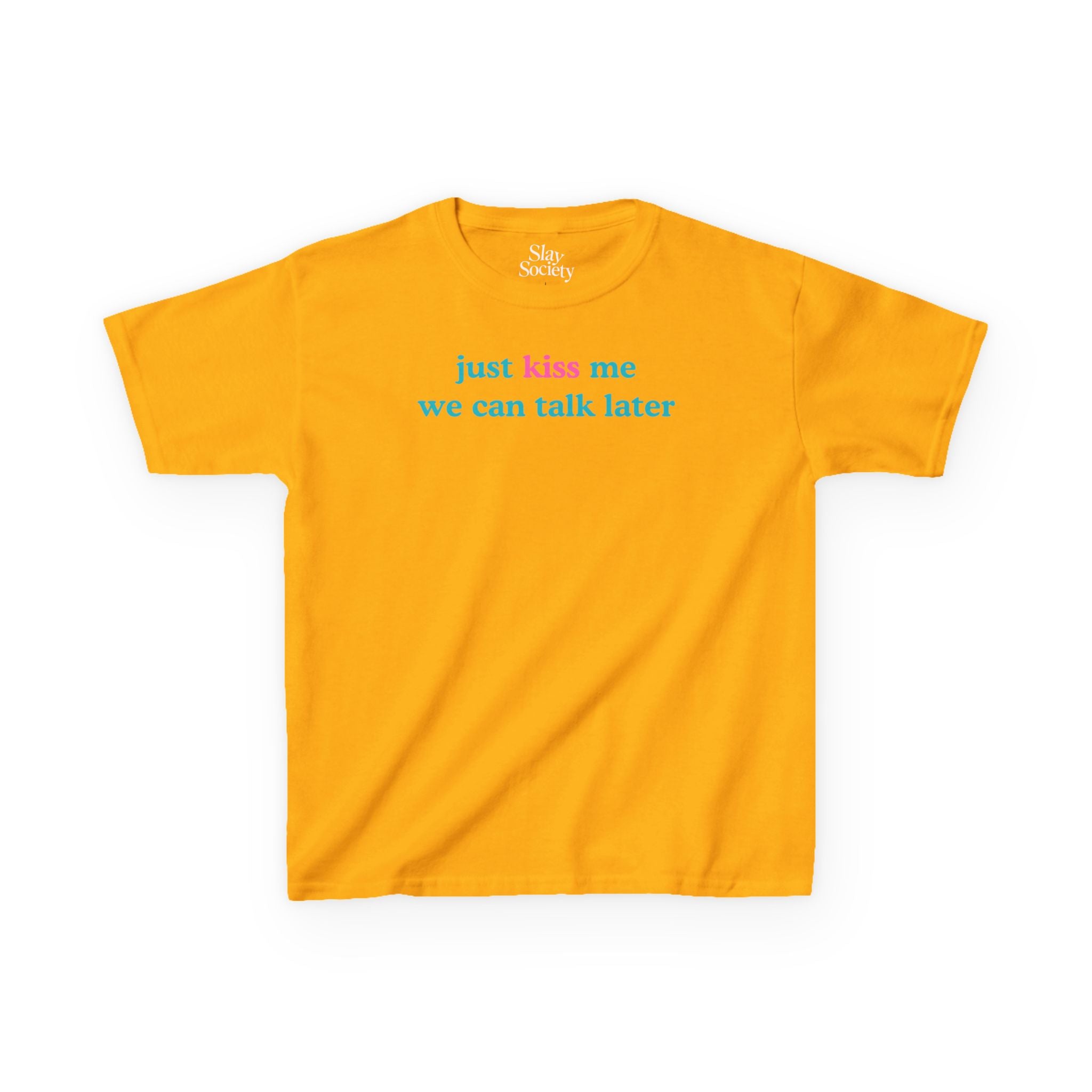 The 'Talk Later' Baby Tee