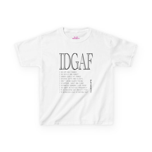 The 'IDGAF' Baby Tee