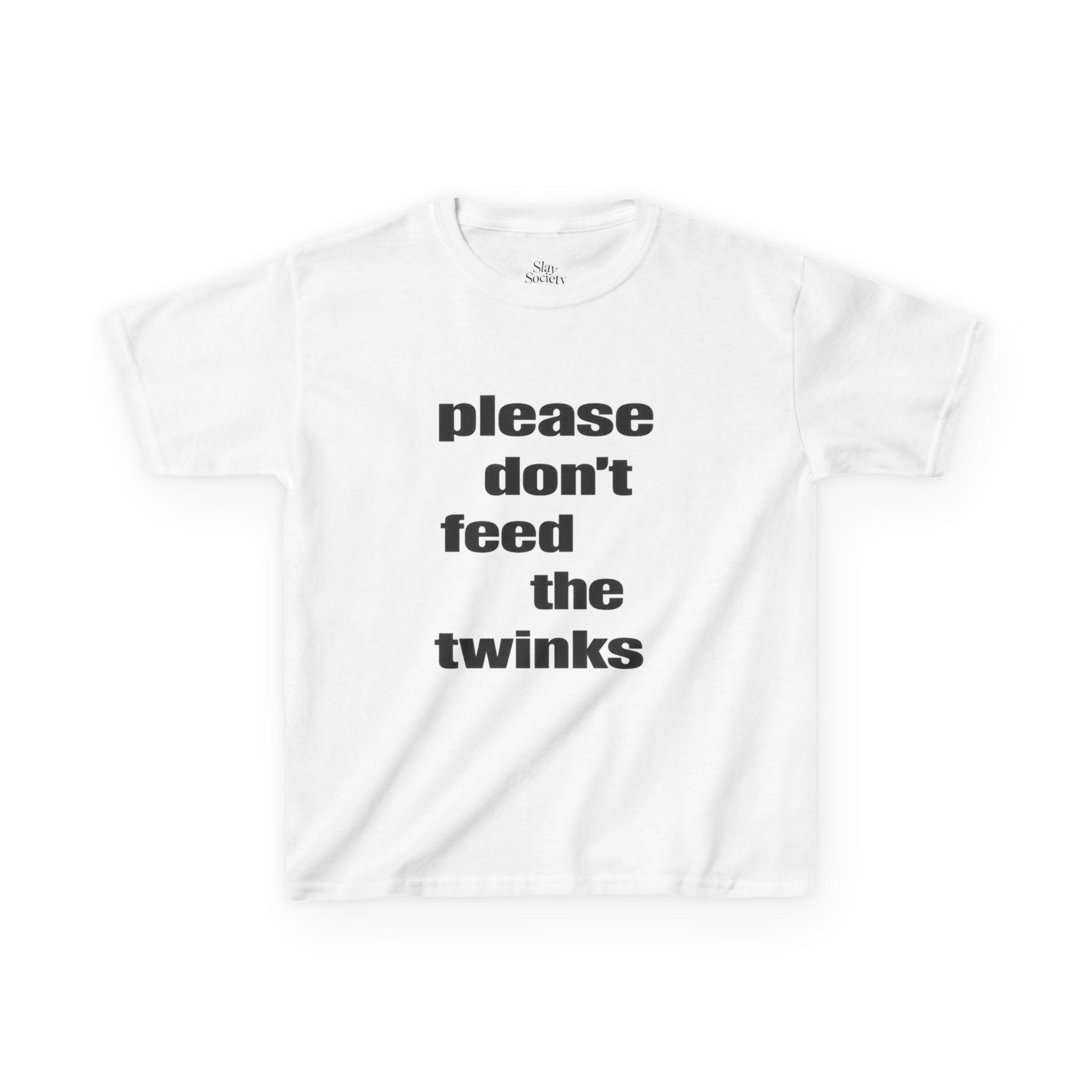 The 'Please don't feed the twinks' Baby Tee