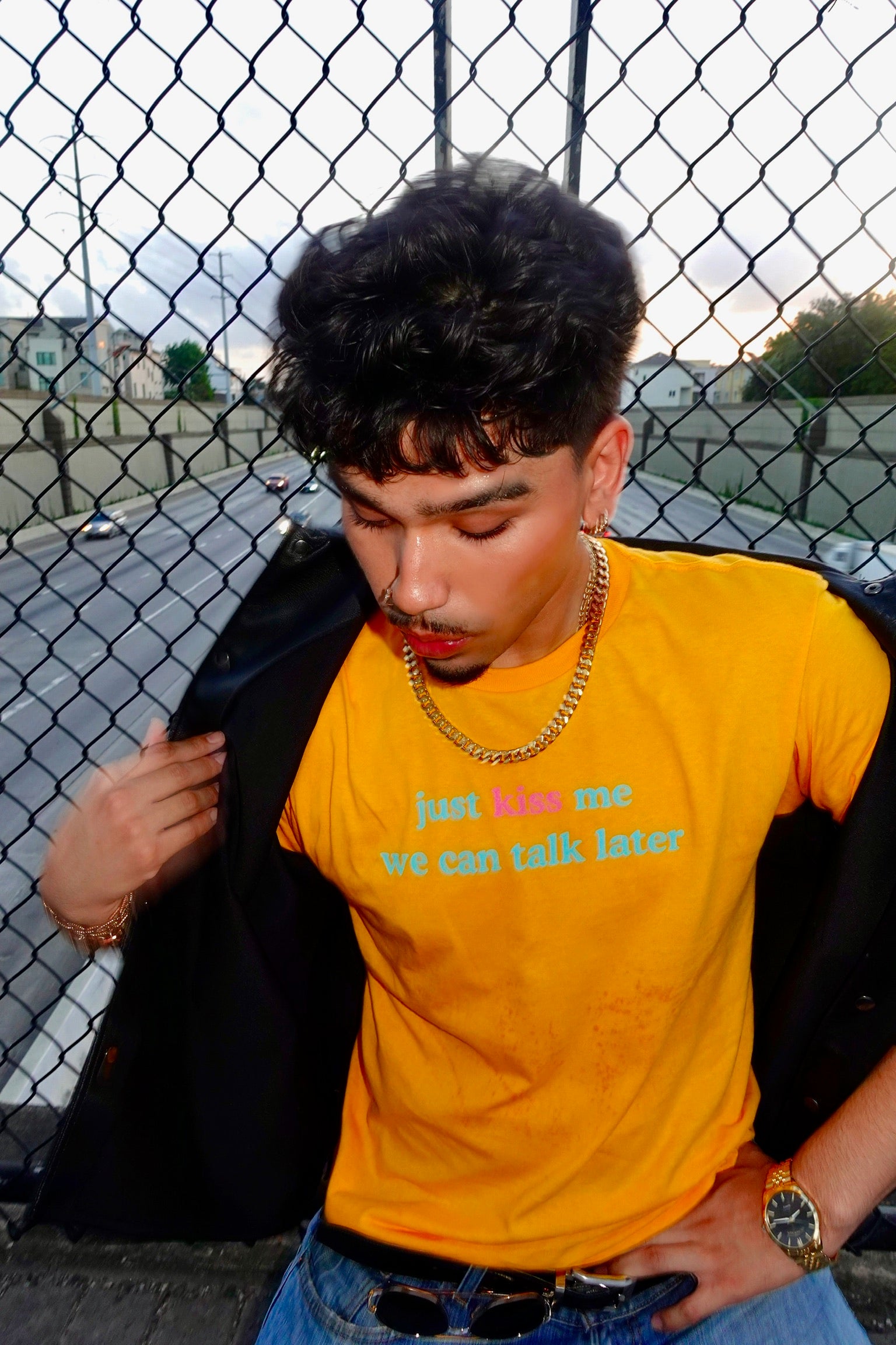 The 'Talk Later' Baby Tee