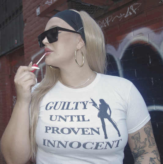 The "Guilty Until Proven Innocent" Baby Tee