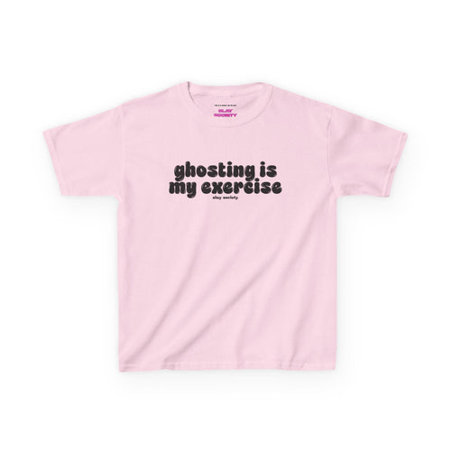 Das Baby-T-Shirt „Ghosting Is My Exercise“