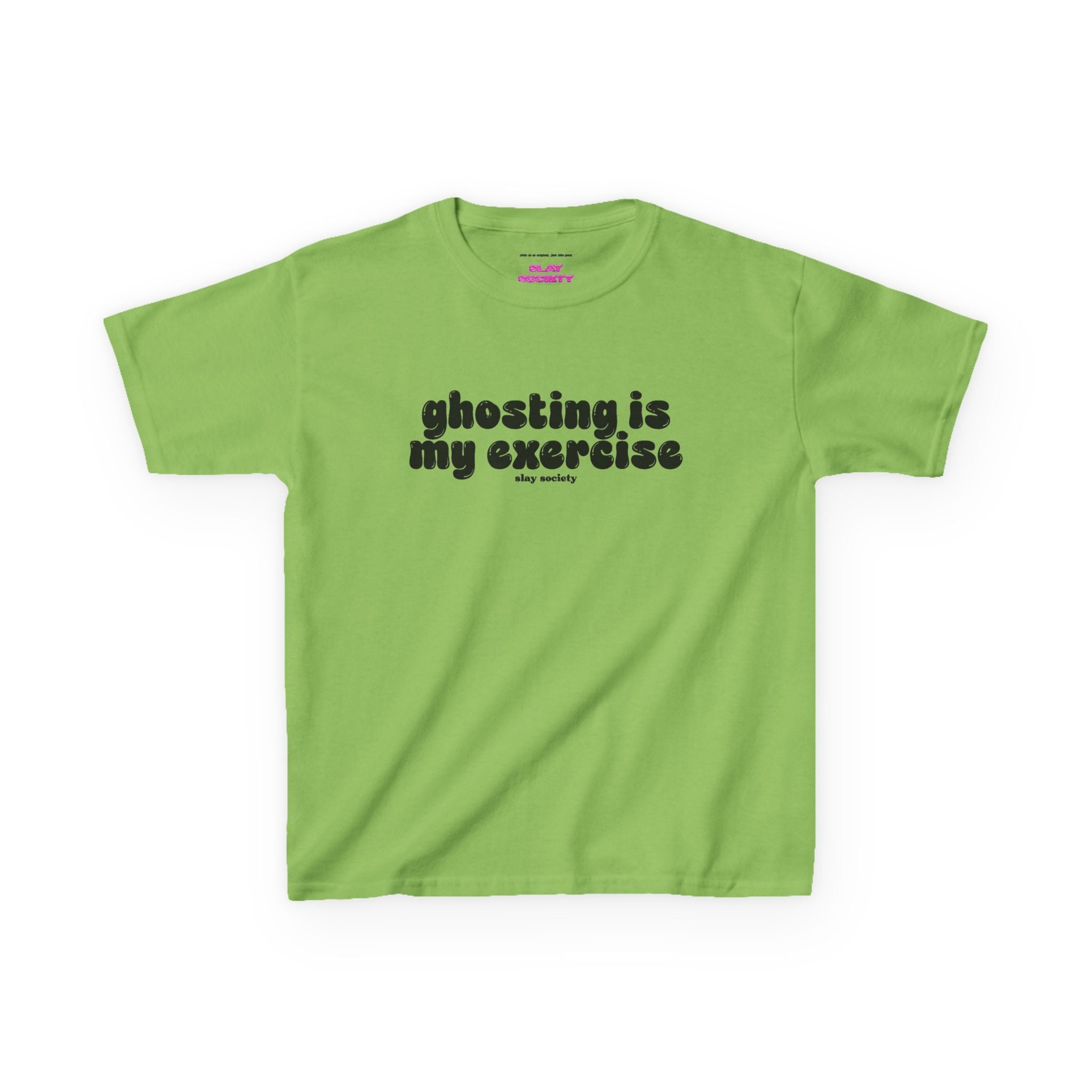 The 'Ghosting Is My Exercise' Baby Tee