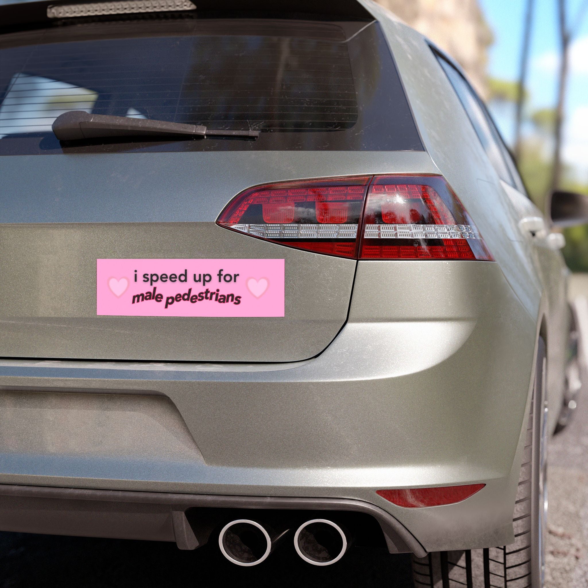 [MAGNET] I Speed Up for Male Pedestrians Car