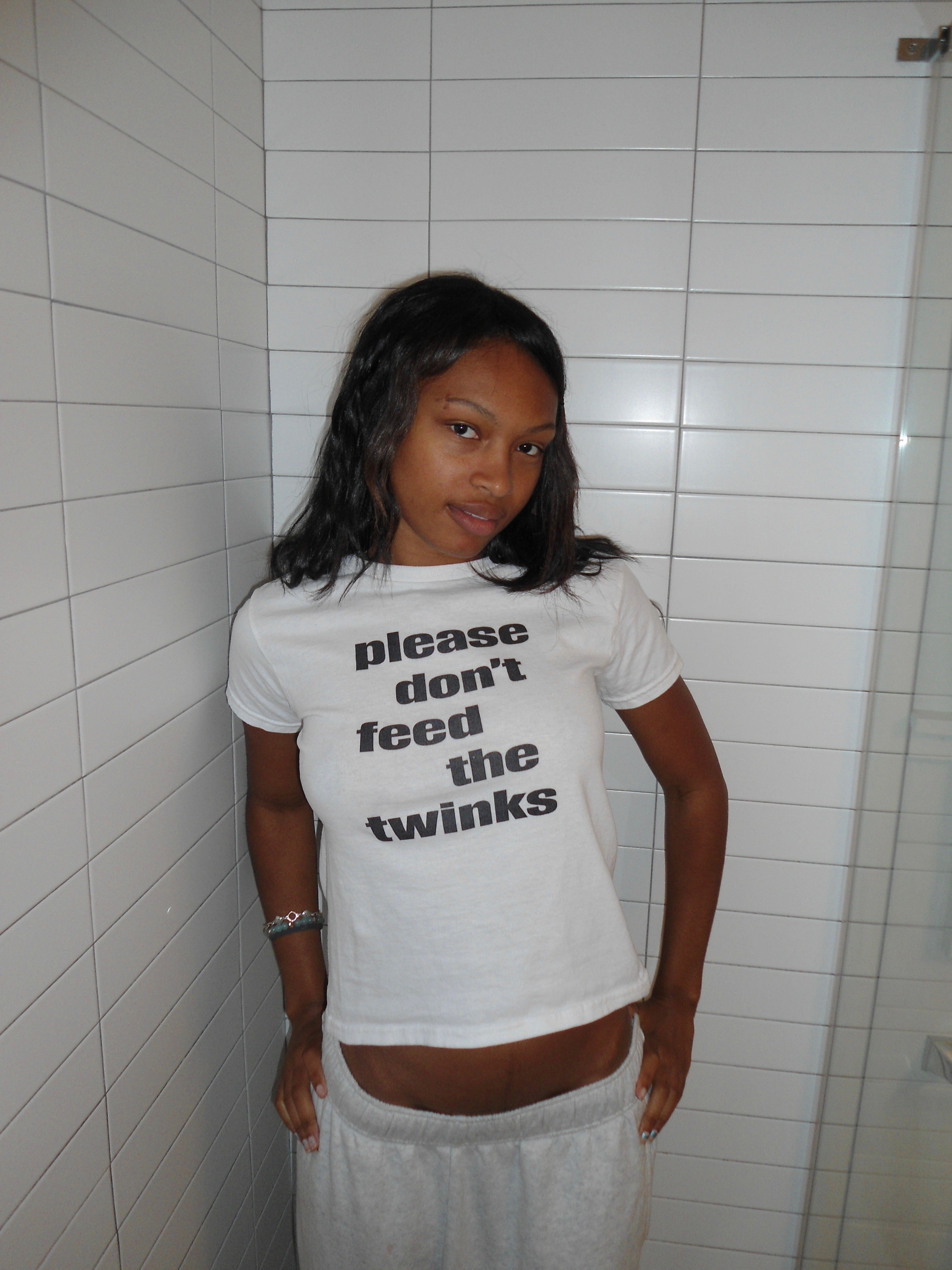 The 'Please don't feed the twinks' Baby Tee