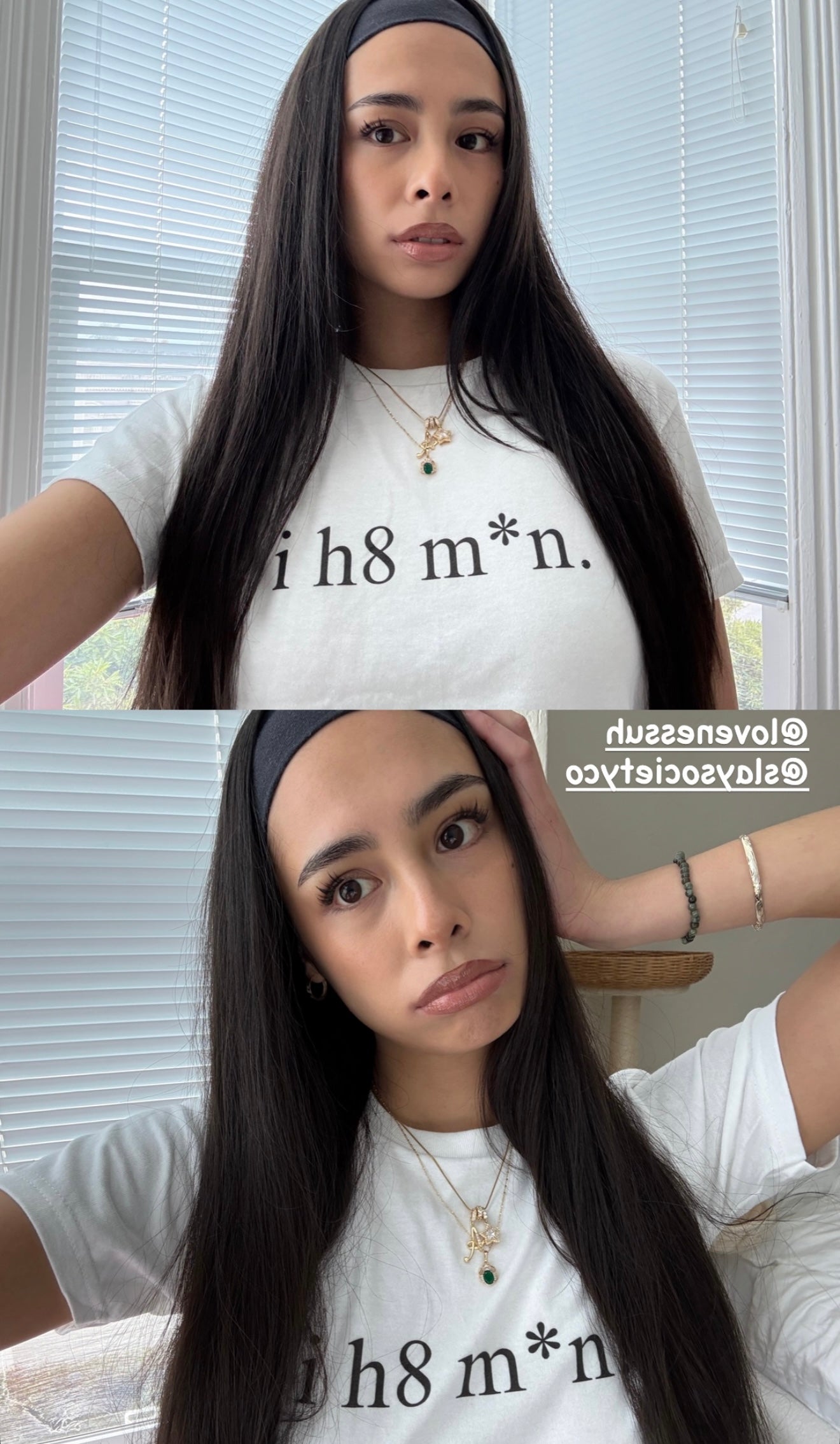 The 'i h8 men' Baby Tee