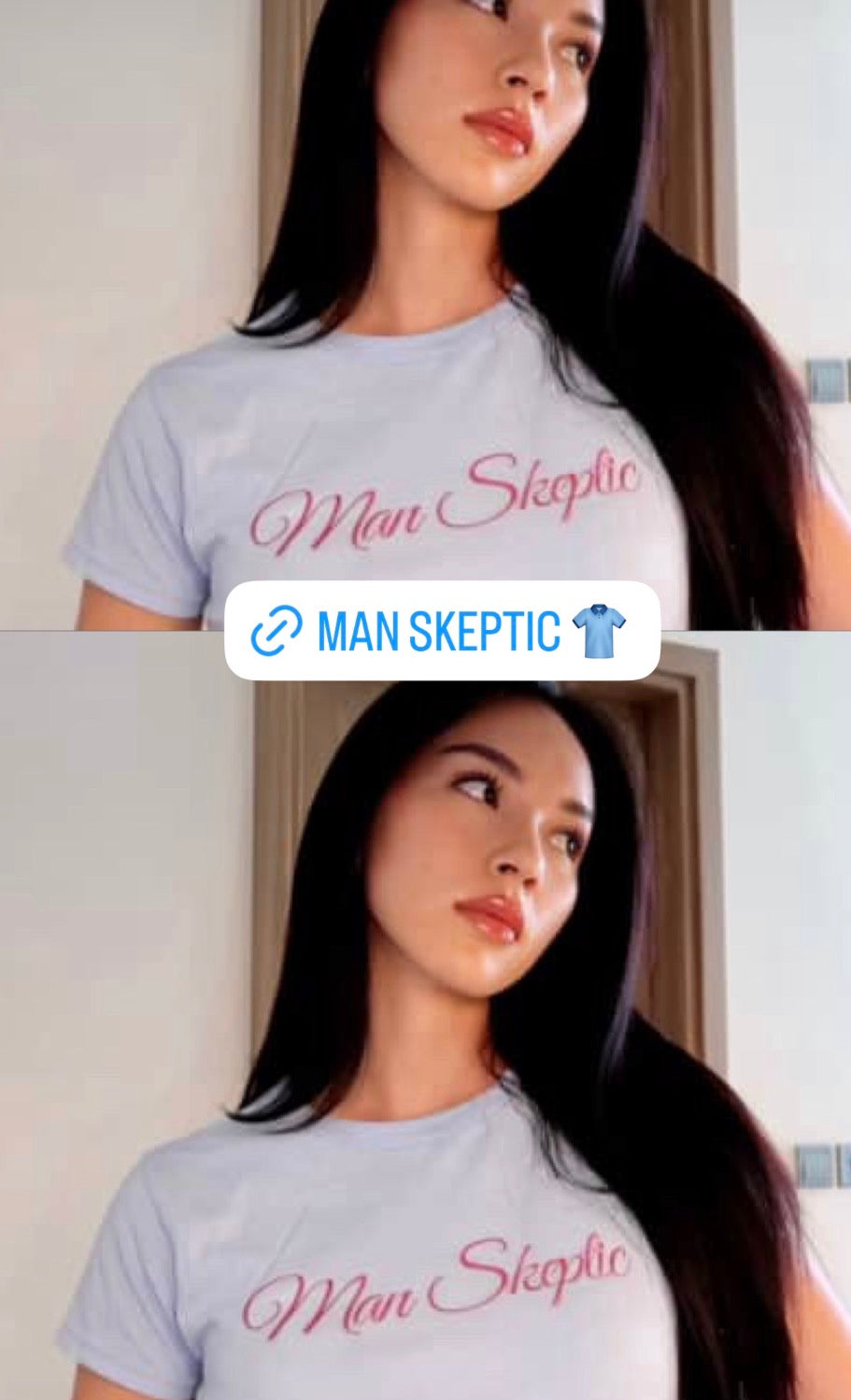 The 'MAN SKEPTIC' Baby Tee
