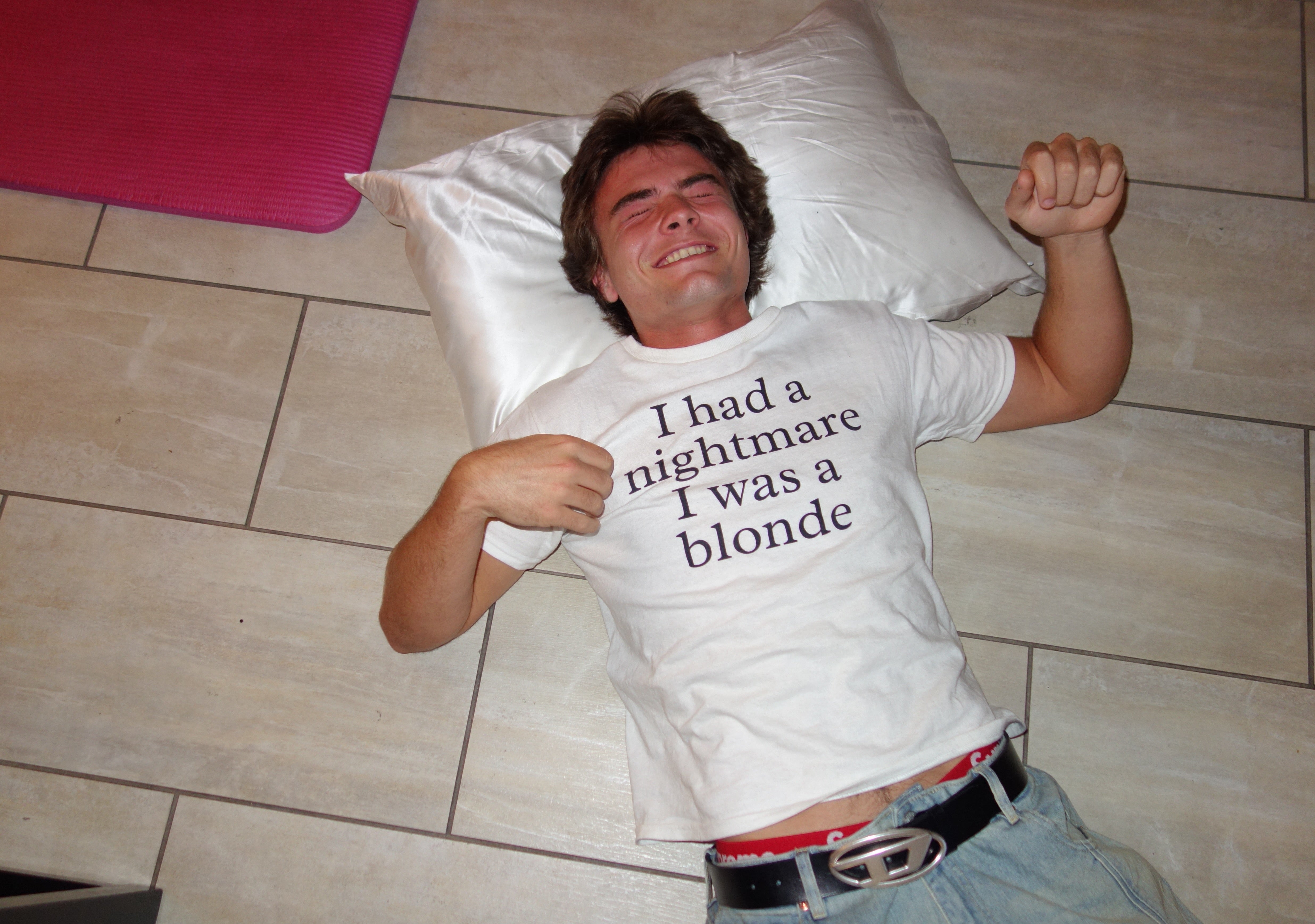 "I Had a Nightmare I Was Blonde” Baby Tee