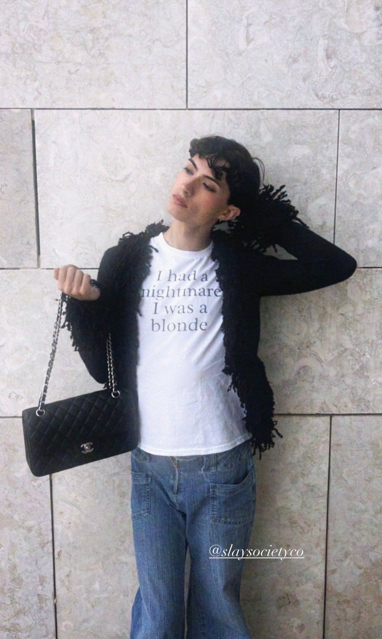 "I Had a Nightmare I Was Blonde” Baby Tee
