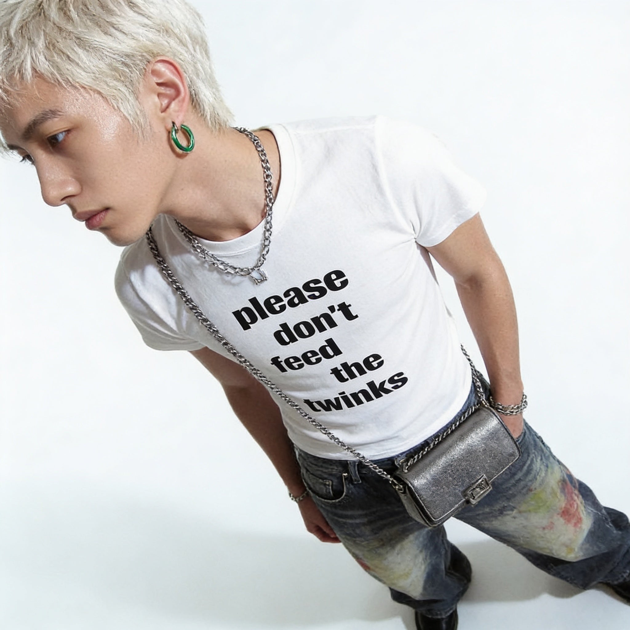 The 'Please don't feed the twinks' Baby Tee