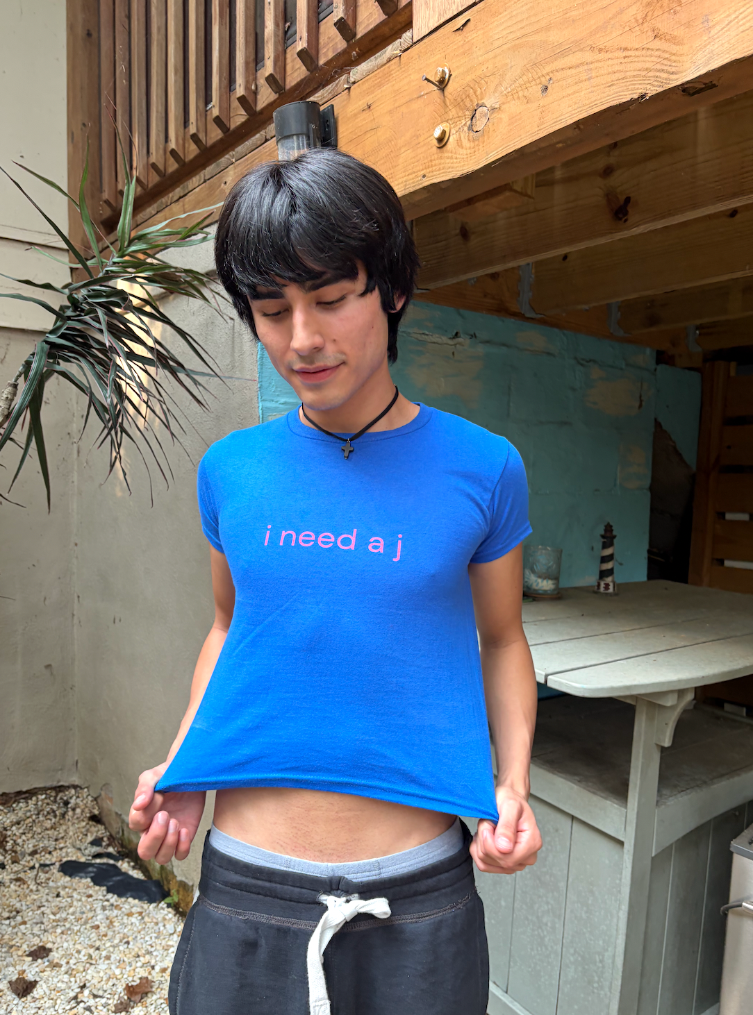 The 'i need a j' Baby Tee
