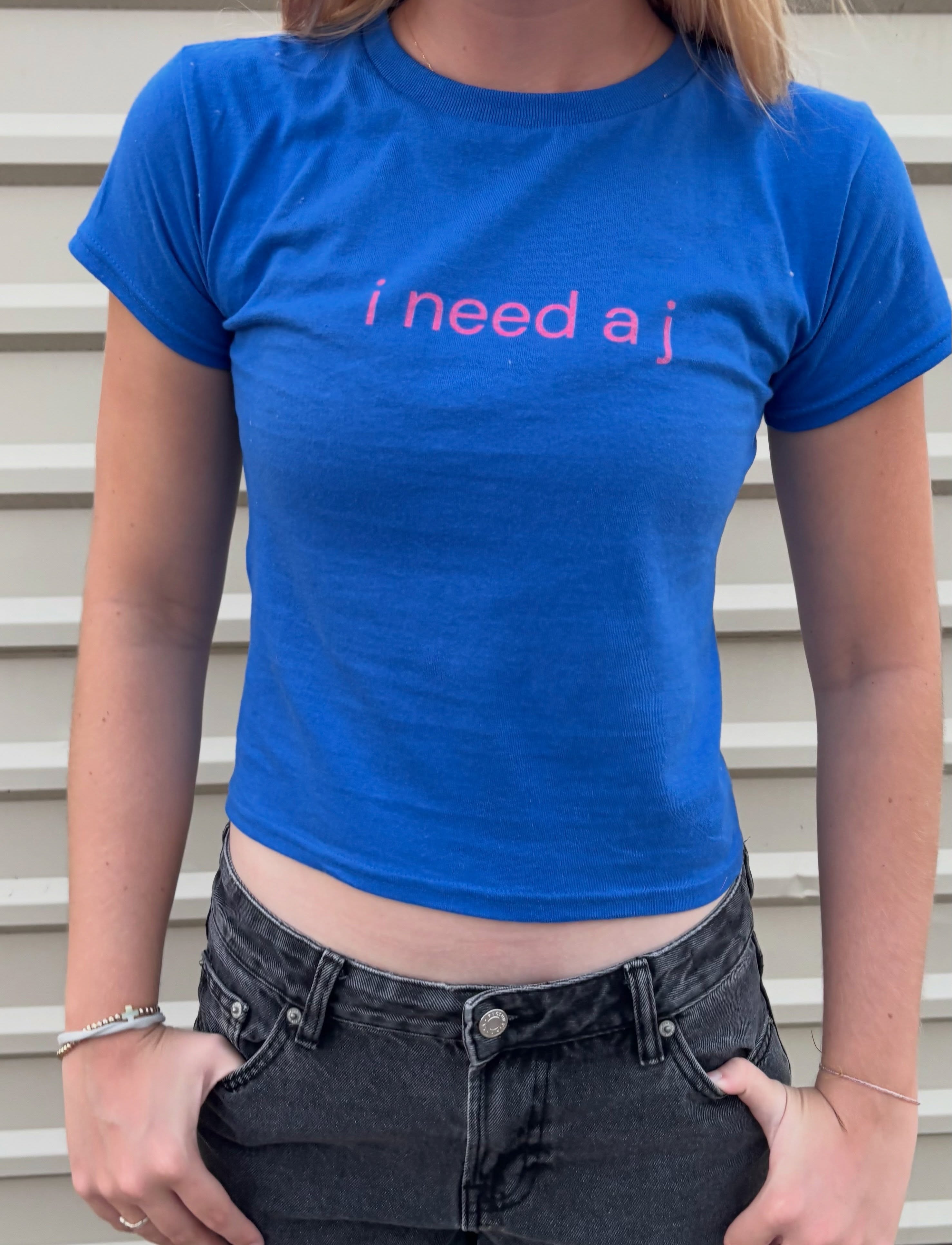 The 'i need a j' Baby Tee