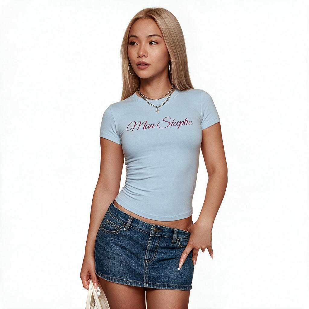 The 'MAN SKEPTIC' Baby Tee